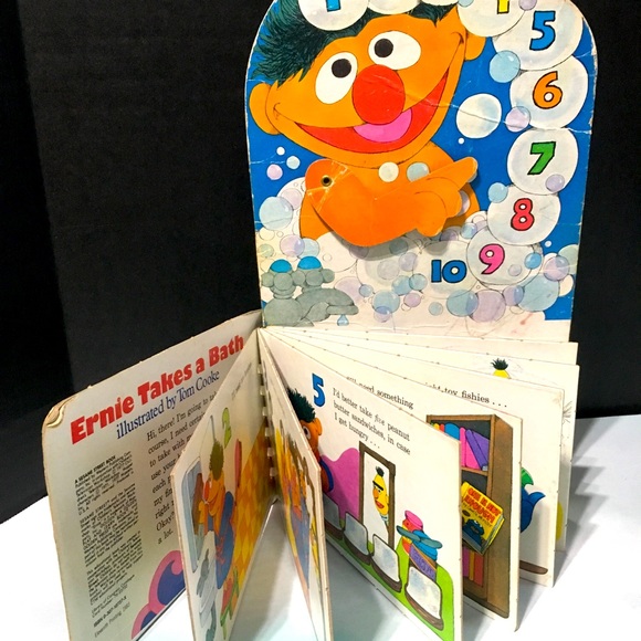 SESAME STREET  VINTAGE BOOK COLLECTION BUNDLE OF 7 - Picture 6 of 16